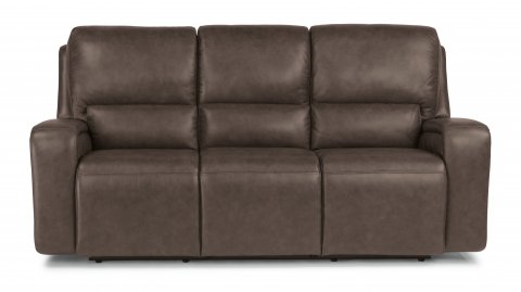 Blade Power Reclining Sofa W Pillow Pad Seats Flexsteel Com Blade Power Reclining Sofa W Pillow
