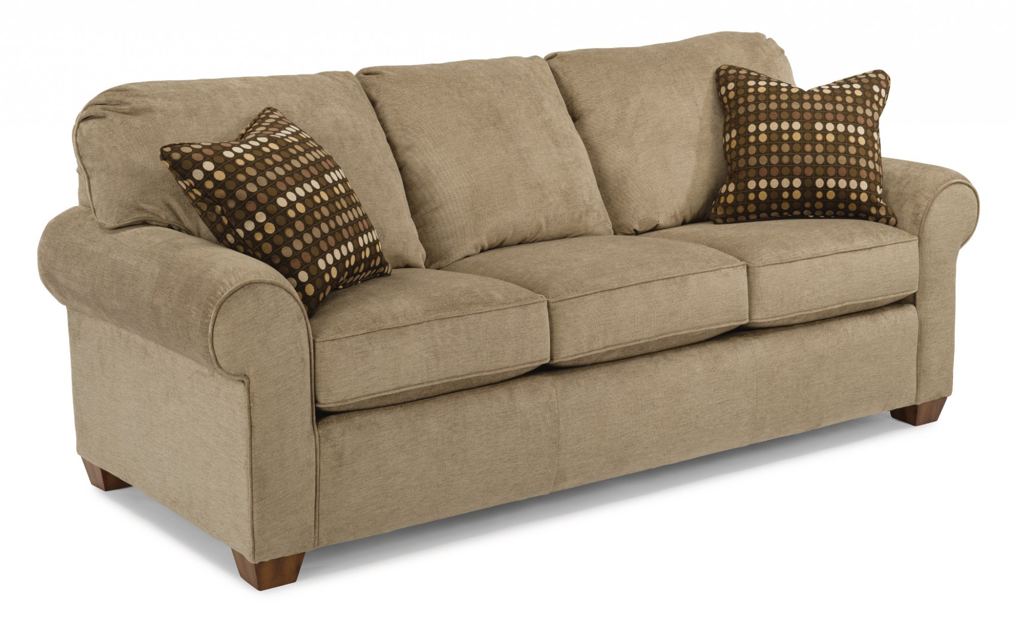 Thornton Fabric Sofa w/ Rolled Arms